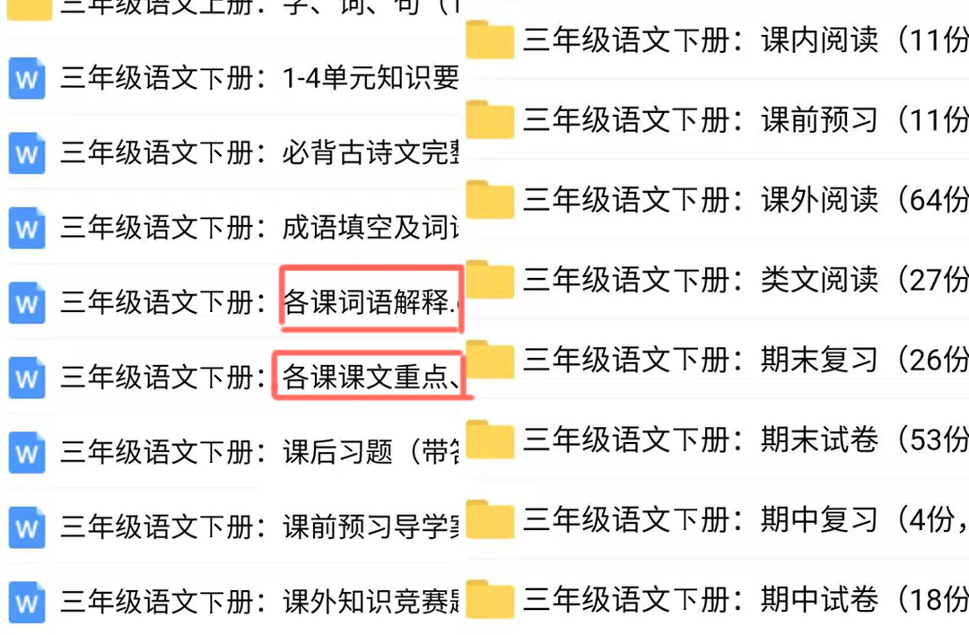 三年级语文下人教版第一单元笔记,三年级语文下册笔记完整版三单元