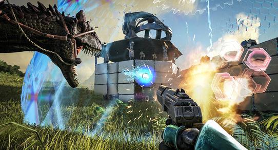 沙盒游戏方舟生存进化,方舟生存进化给恐龙做房子