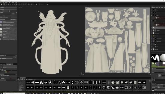 supergiant画师,游戏人物3d建模怎么做