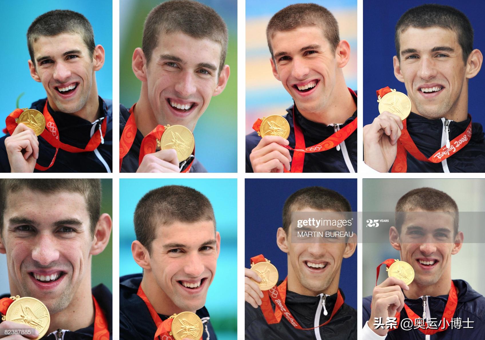 奥运会10大传奇巨星,迈克尔·菲尔普斯上届奥运会奖牌