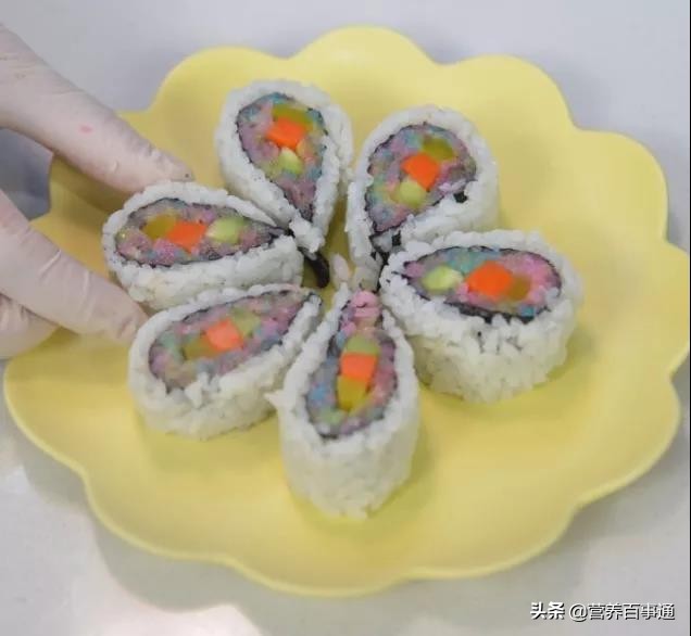 樱花寿司怎么做小孩子都能学会,日式樱花寿司