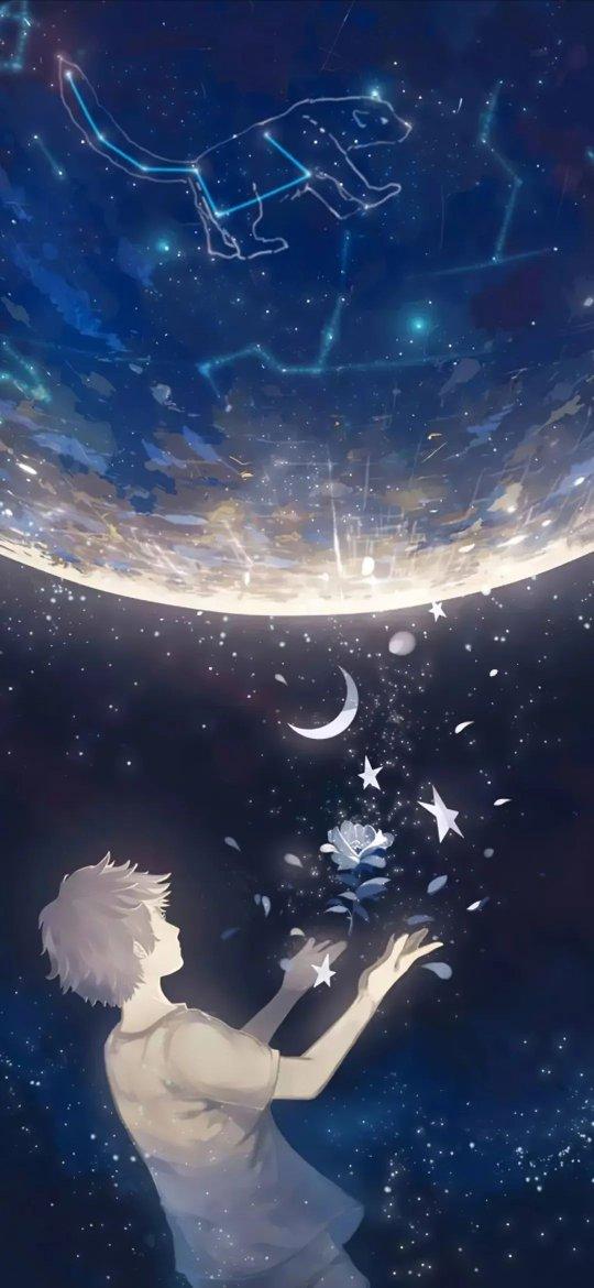 「晚·安」|月遇从云，花遇和风，今晚上的夜空很美，我又想你了