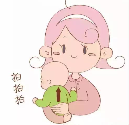 宝宝喝奶后如何拍嗝,新生儿喝奶拍嗝不打嗝