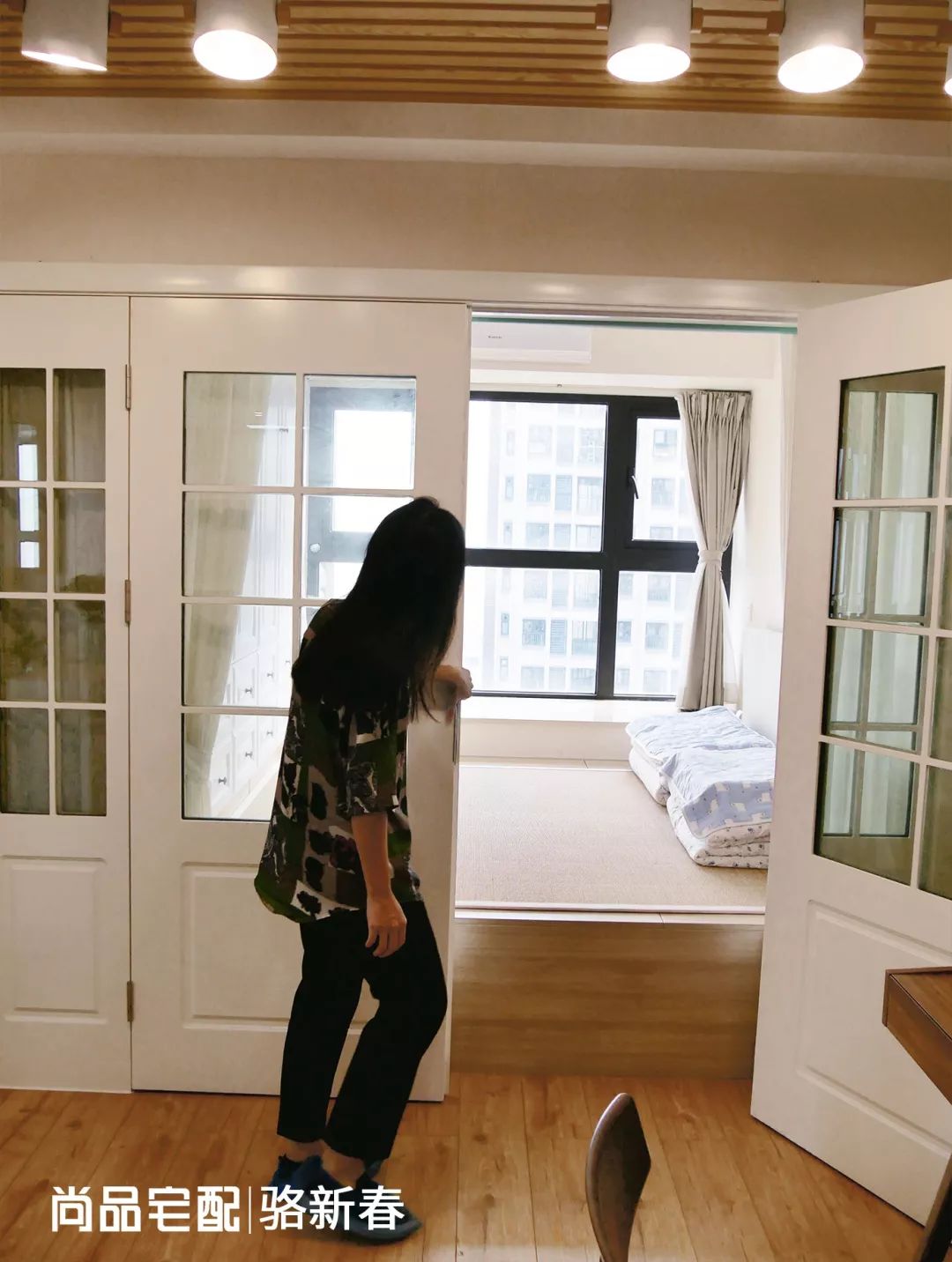 小房间榻榻米带吧台,小户型榻榻米上床下柜一体