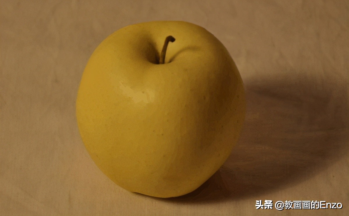 学画画3-6岁画苹果,初学画画画苹果