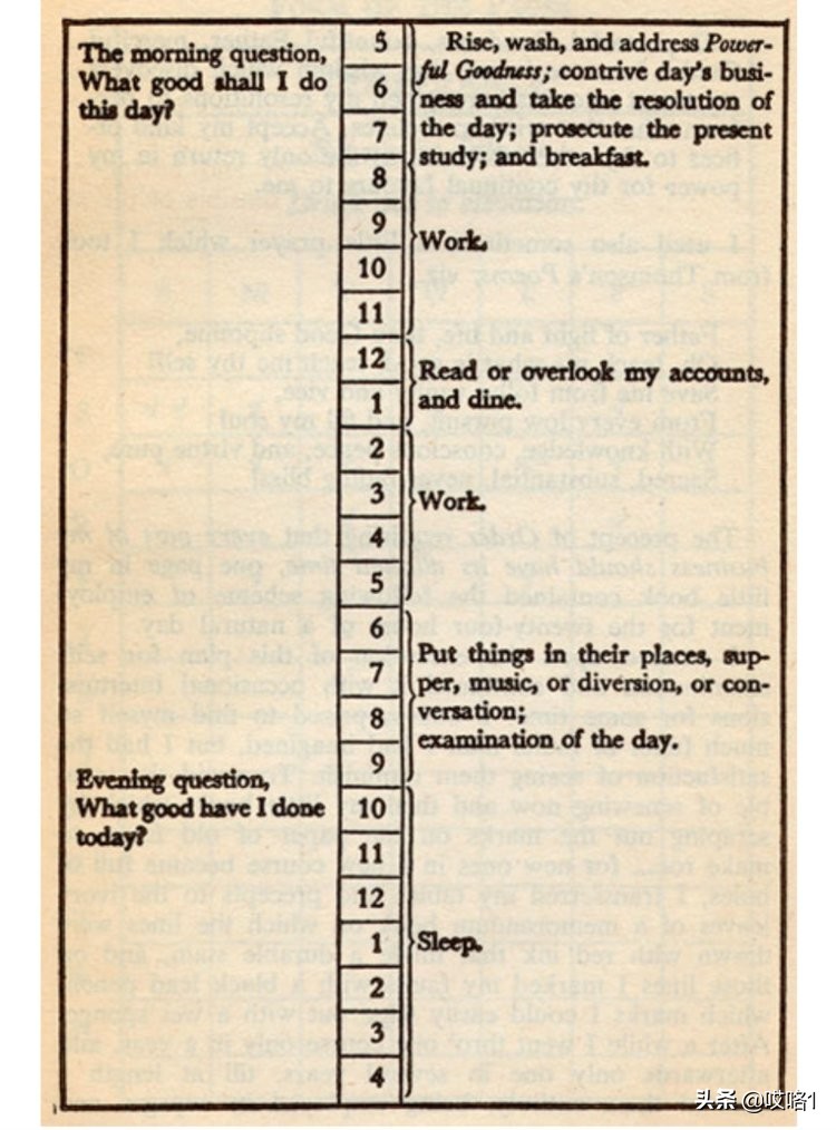 从富兰克林的每日日程安排中抽出10个技巧，将使你的工作效率翻倍