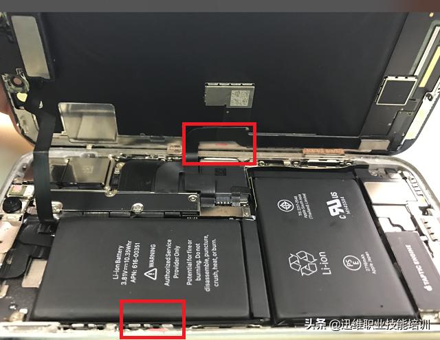iphonex进水屏幕不亮手机无信号,苹果x进水报错4013维修思路