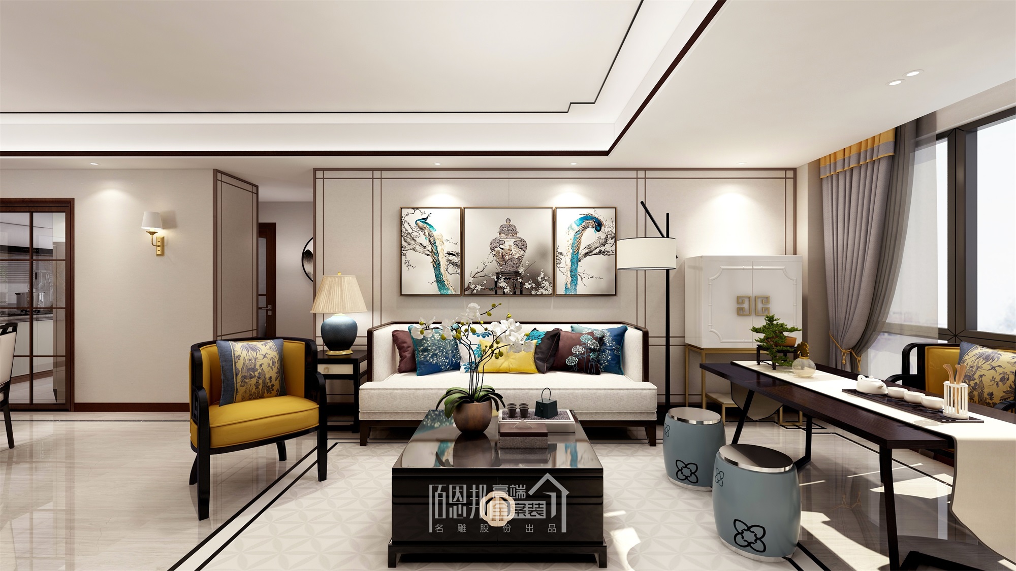 湘熙水郡湖景,湘熙水郡91平样板房