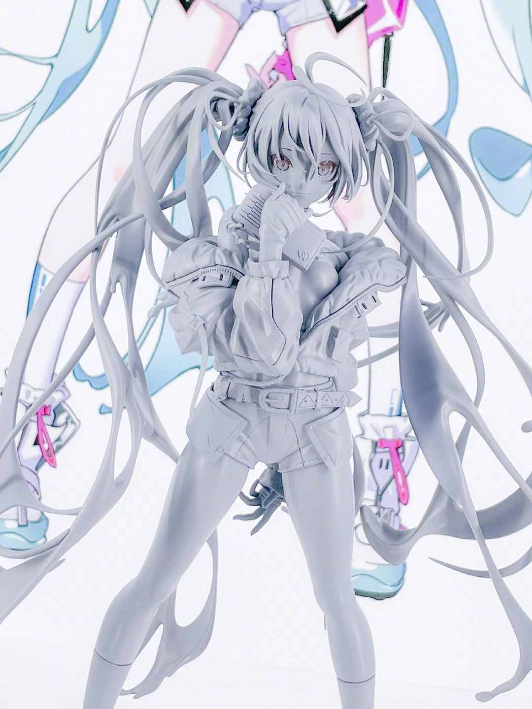 米山舞初音插画整张临摹,初音手办珍藏版