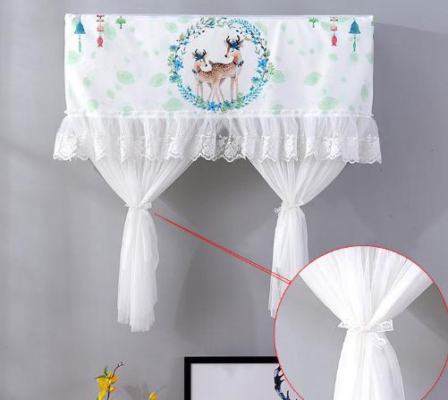 房间空调有安装在床头背景墙的么,家里空调用套防尘罩吗