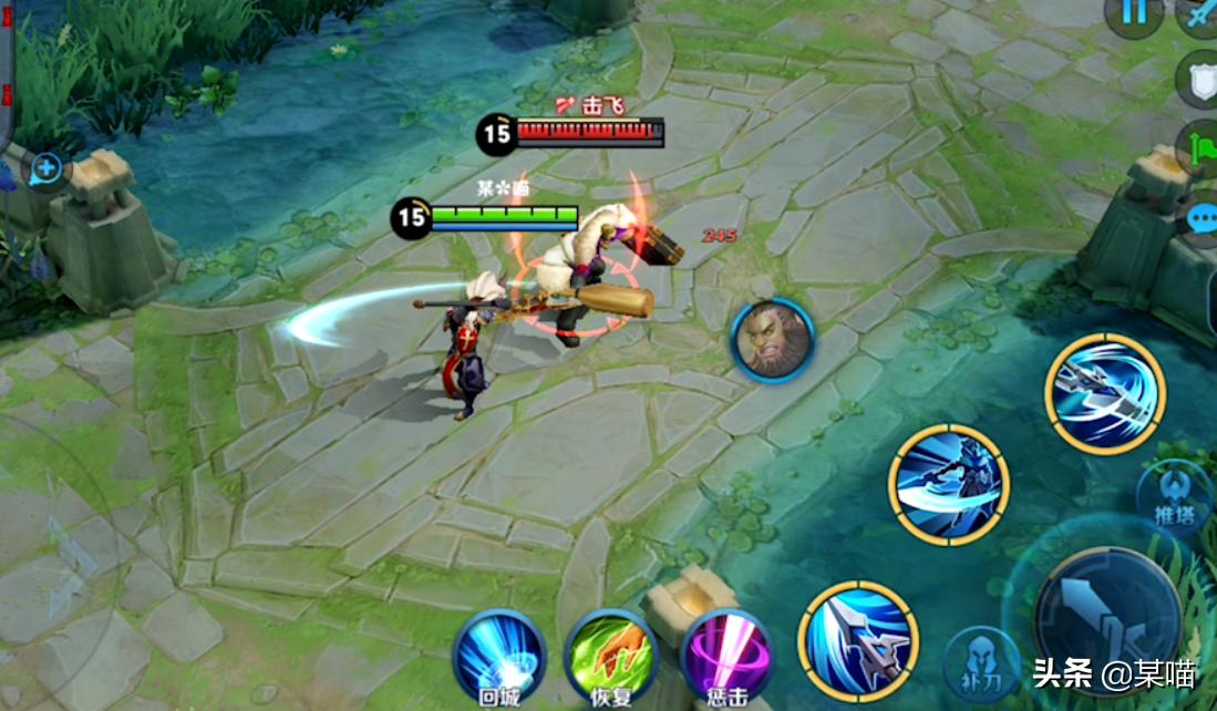 王者荣耀达摩闪现连招技巧大全,王者荣耀攻击键怎么靠左点