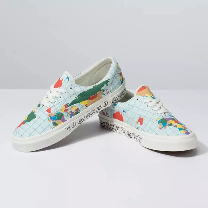 Vans环保联名每款都想要!印满地图