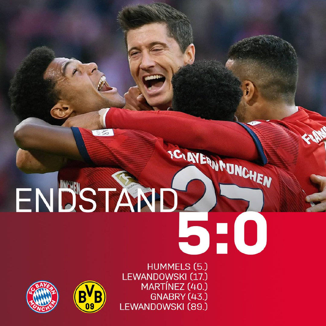 拜仁vs多特近十年,拜仁vs多特最新比赛