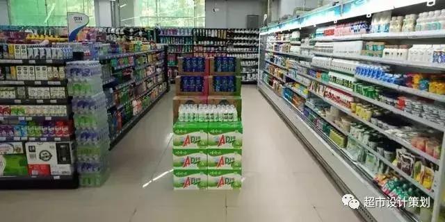 超市洗化区端架创意陈列图片欣赏,2000平超市布局与商品陈列图