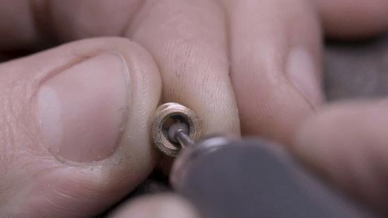 螺丝做钻戒,用螺母制作一个钻戒