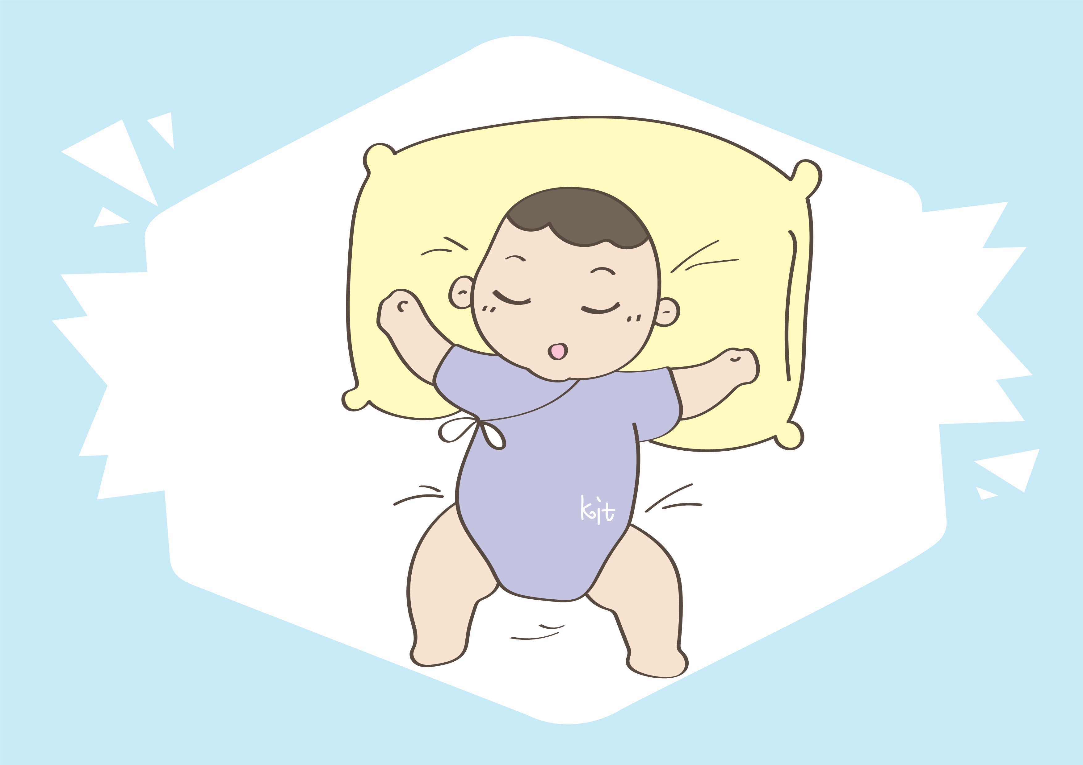 一岁以上的宝宝睡不安稳,一月龄宝宝总睡不安稳