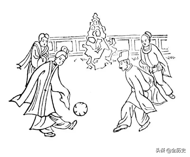 中国足球发展史的冷知识,中国古代足球踢法