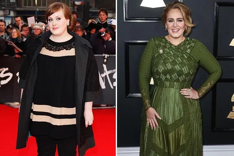 阿黛尔减肥暴胖,阿黛尔减肥后五官