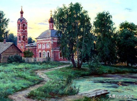 最美的俄罗斯风景油画作品欣赏,寂静粗犷的俄罗斯风景油画欣赏