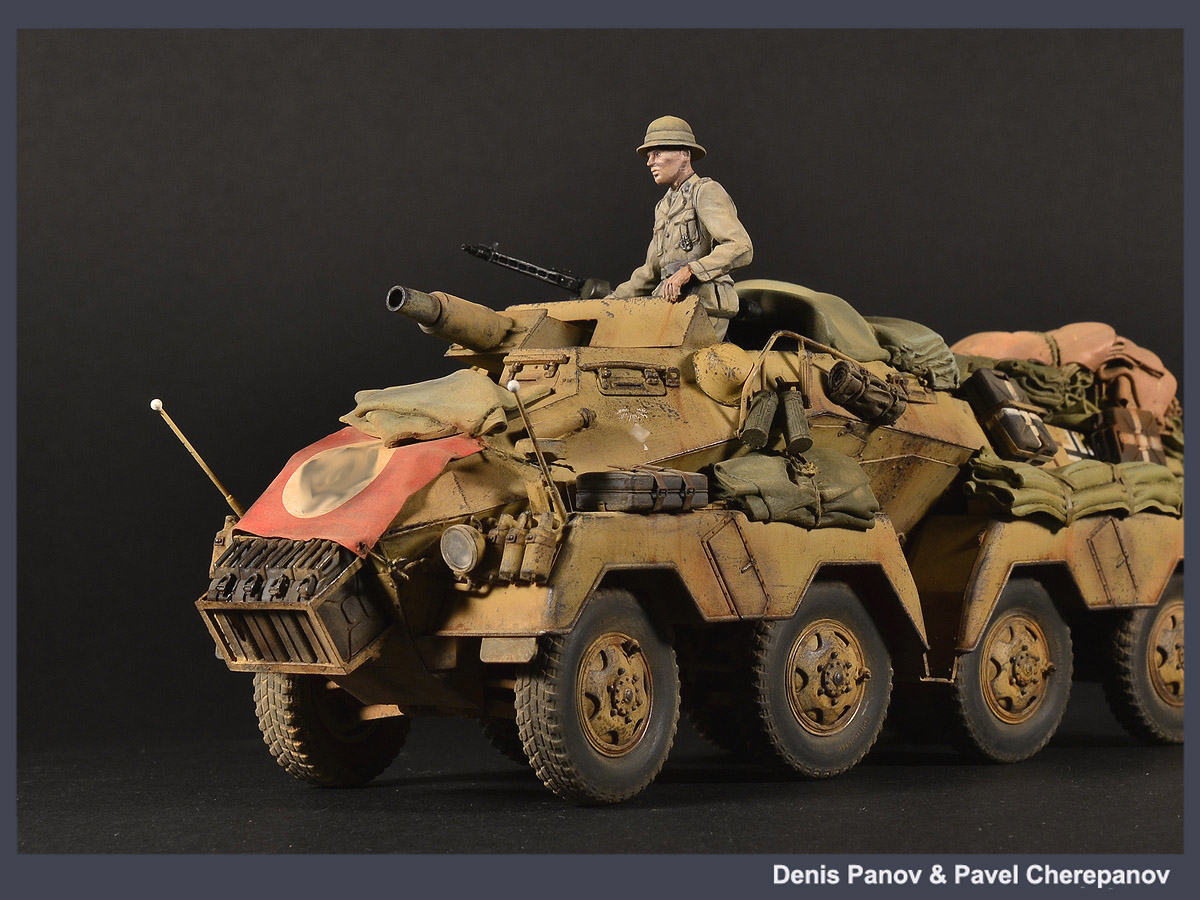 北非战场的德意志骆驼，二战德国Sd.Kfz.233重型装甲车