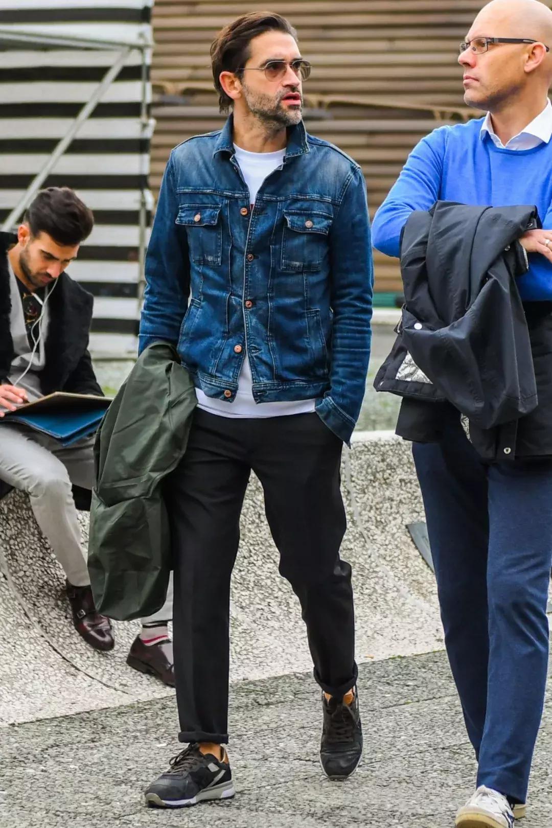 男生牛仔夹克穿搭推荐,男牛仔夹克外套穿搭技巧