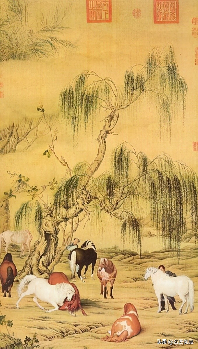 葛饰北斋富岳三十六景作品说明,清代五十位宫廷画师