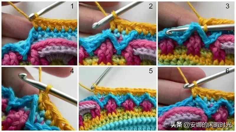 曼陀罗毯子编织教程,苏菲花园曼陀罗毯子钩法高清图解