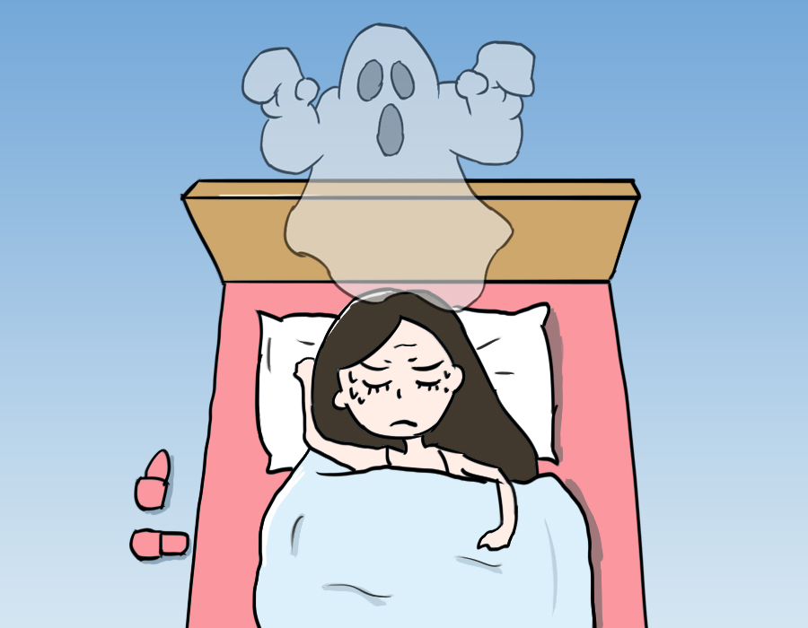 女子遇到鬼压床,女子遇鬼压床