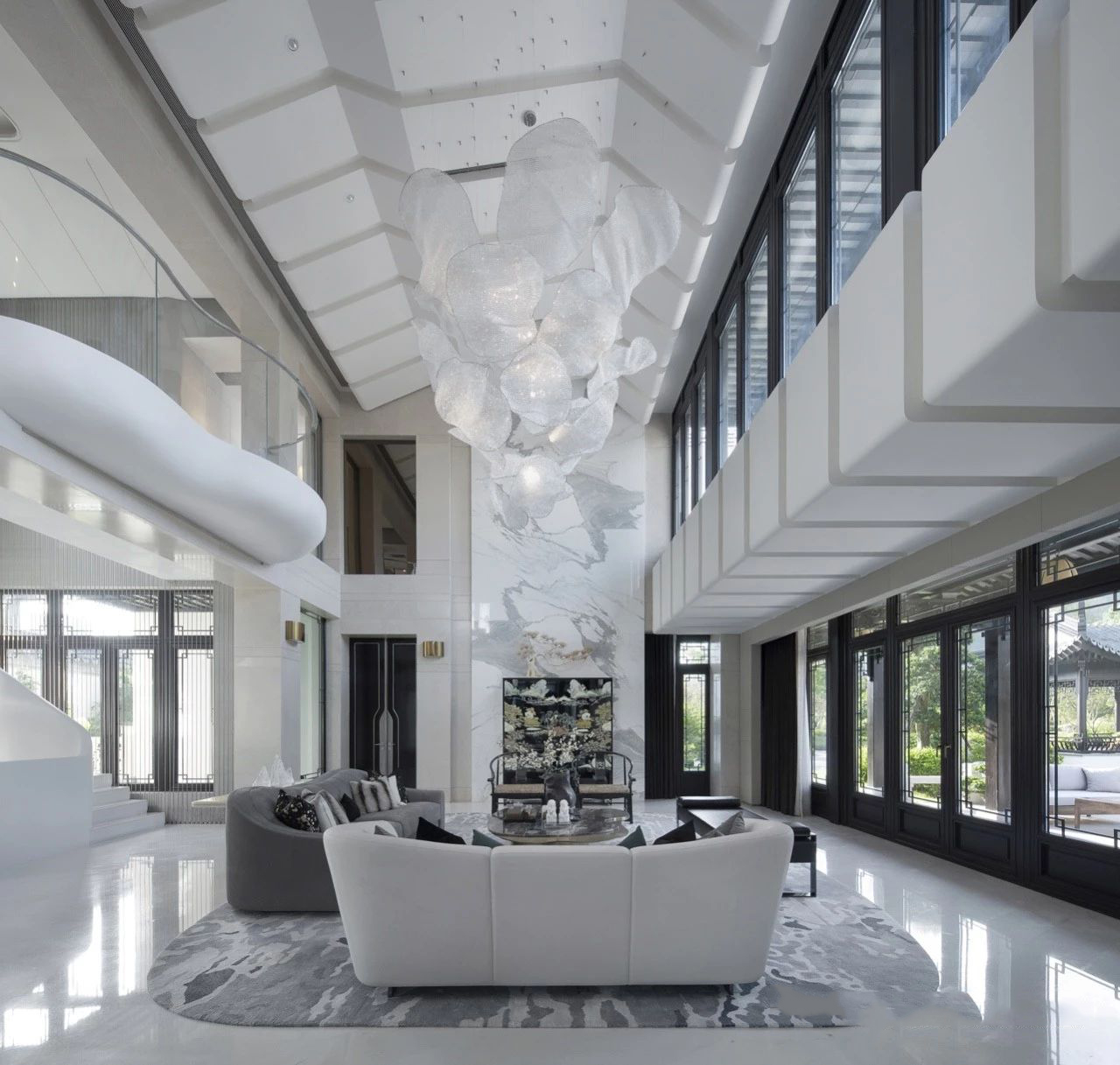 晒晒别墅,十大豪宅庭院