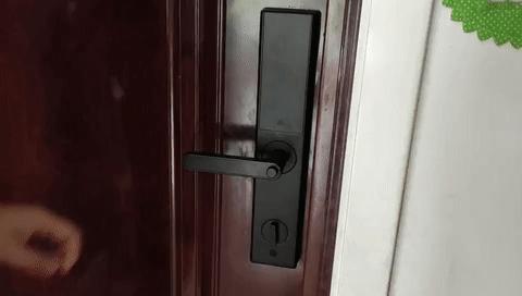 米家门锁远程开锁,米家智能门锁青春版换把手方向