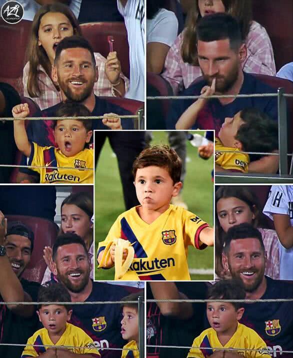 梅西接班人不愁了！二儿子复刻经典一幕萌版长途奔袭+世界波