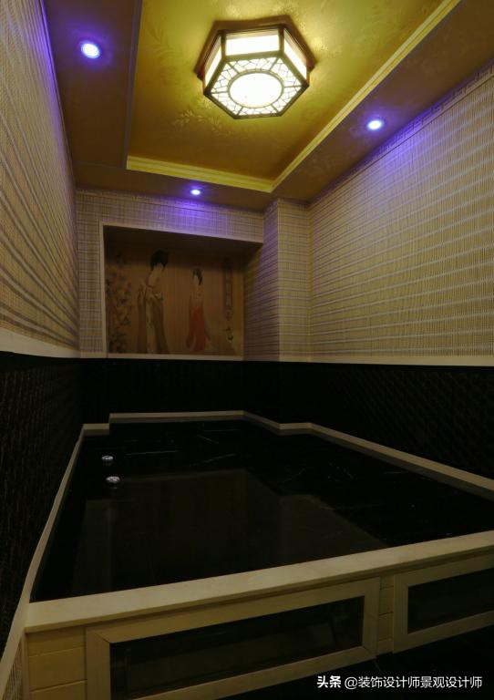 50平米禅意中医养生馆设计图,中医养生理疗会所设计