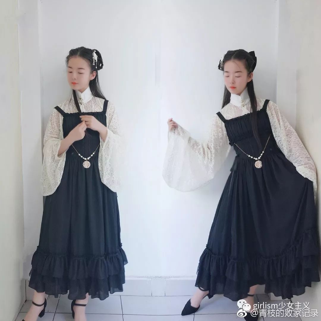 jk汉服lolita新穿搭,lolita与jk汉服的碰撞