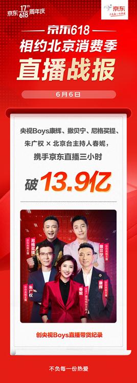 央视boys直播京东,央视boys直播带货带了哪些货