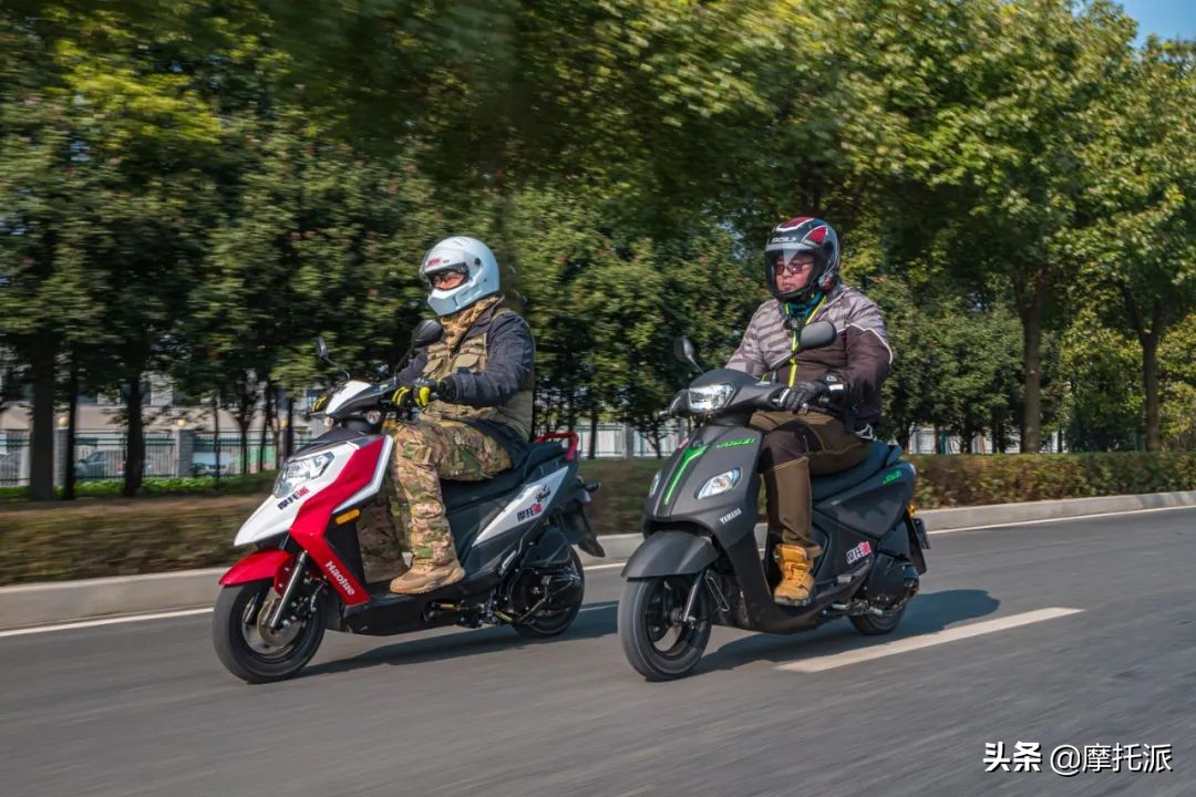 雅马哈巧格125i对比豪爵eagle,豪爵eagle125