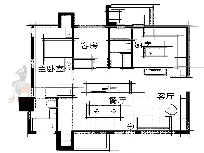 室内户型优化破解思路,户型缺角怎样破解