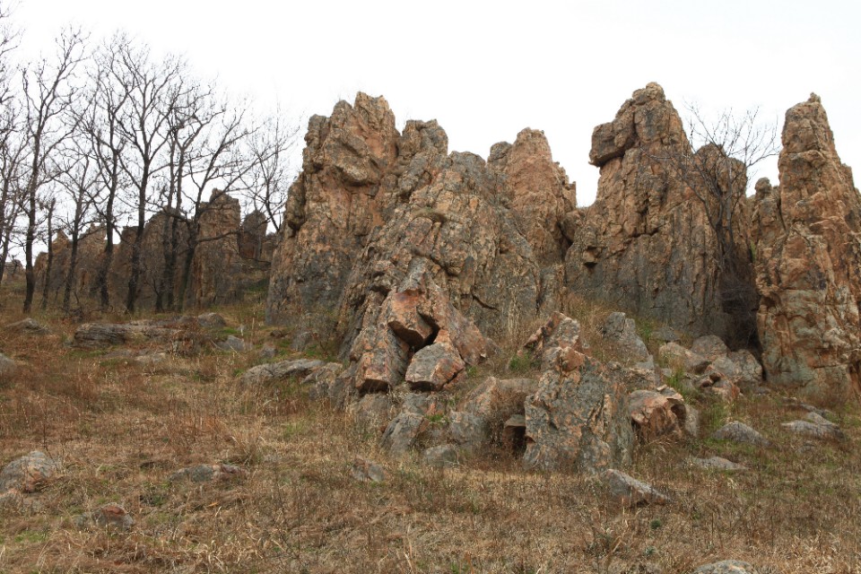 大连庄河石城岛石林,大连石城岛海上石林