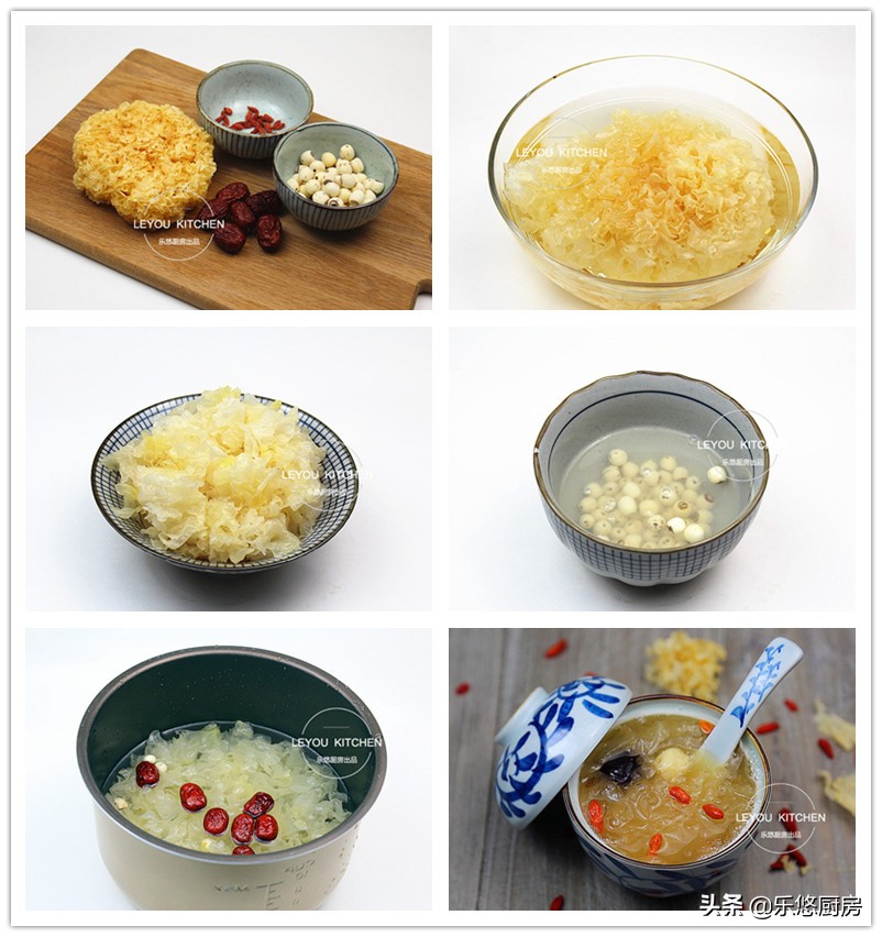 6道电饭锅美食,6种家常食材煮了一锅汤