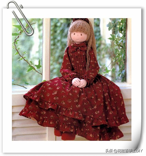 手工布娃娃玩偶古装,手工布娃娃玩偶针织幼儿园