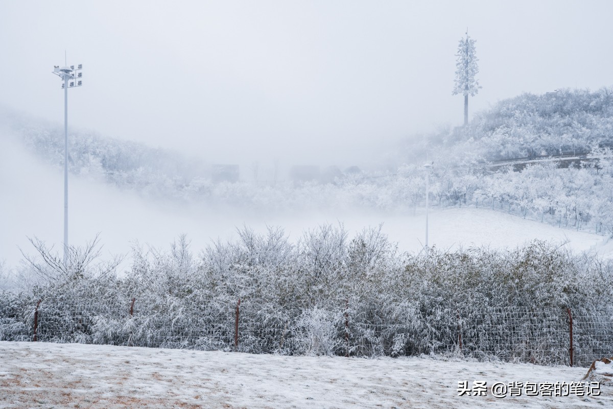 安吉云上草原滑雪真实照片,安吉云上草原滑雪场有多少度