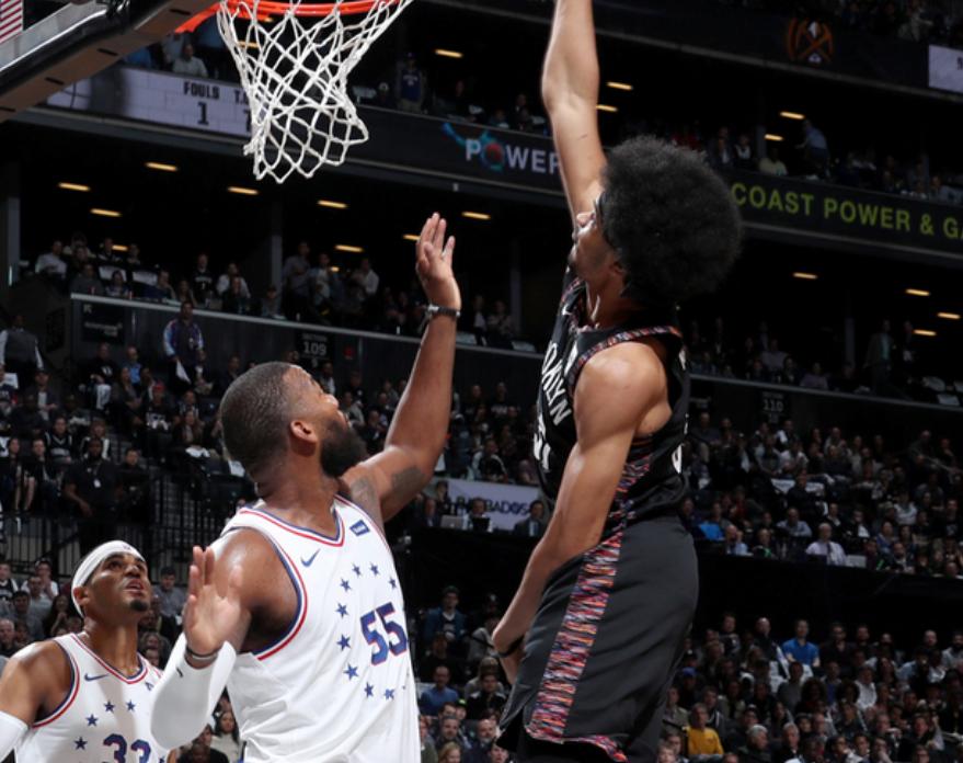 恩比德38分76人战绩联盟第一,恩比德空砍48分76人连胜终结