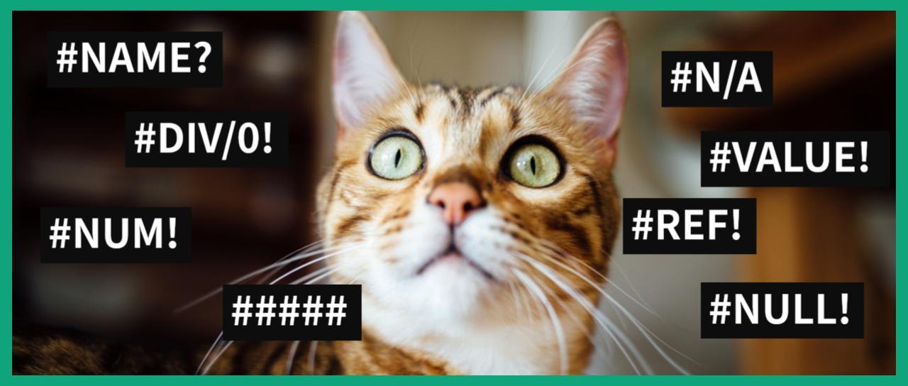 DIV/0!是什么鬼？这3种常见的公式错误，你都知道错因吗？