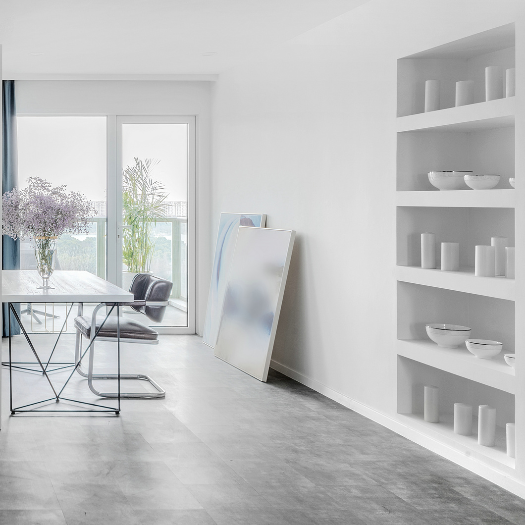 142平米现代简约轻奢风格效果图,136平米极简禅意风格