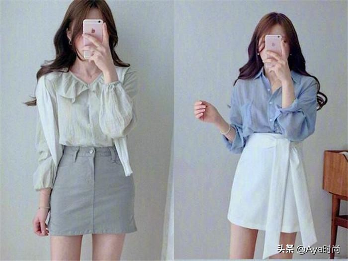 韩国春天服装搭配,韩国春季流行衣服