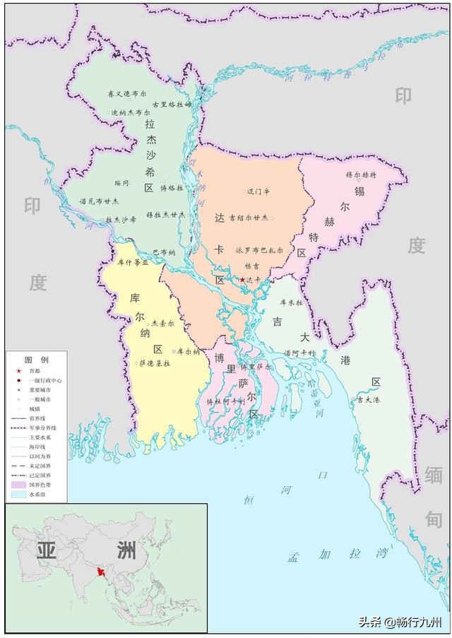 千湖之国孟加拉,千河之国