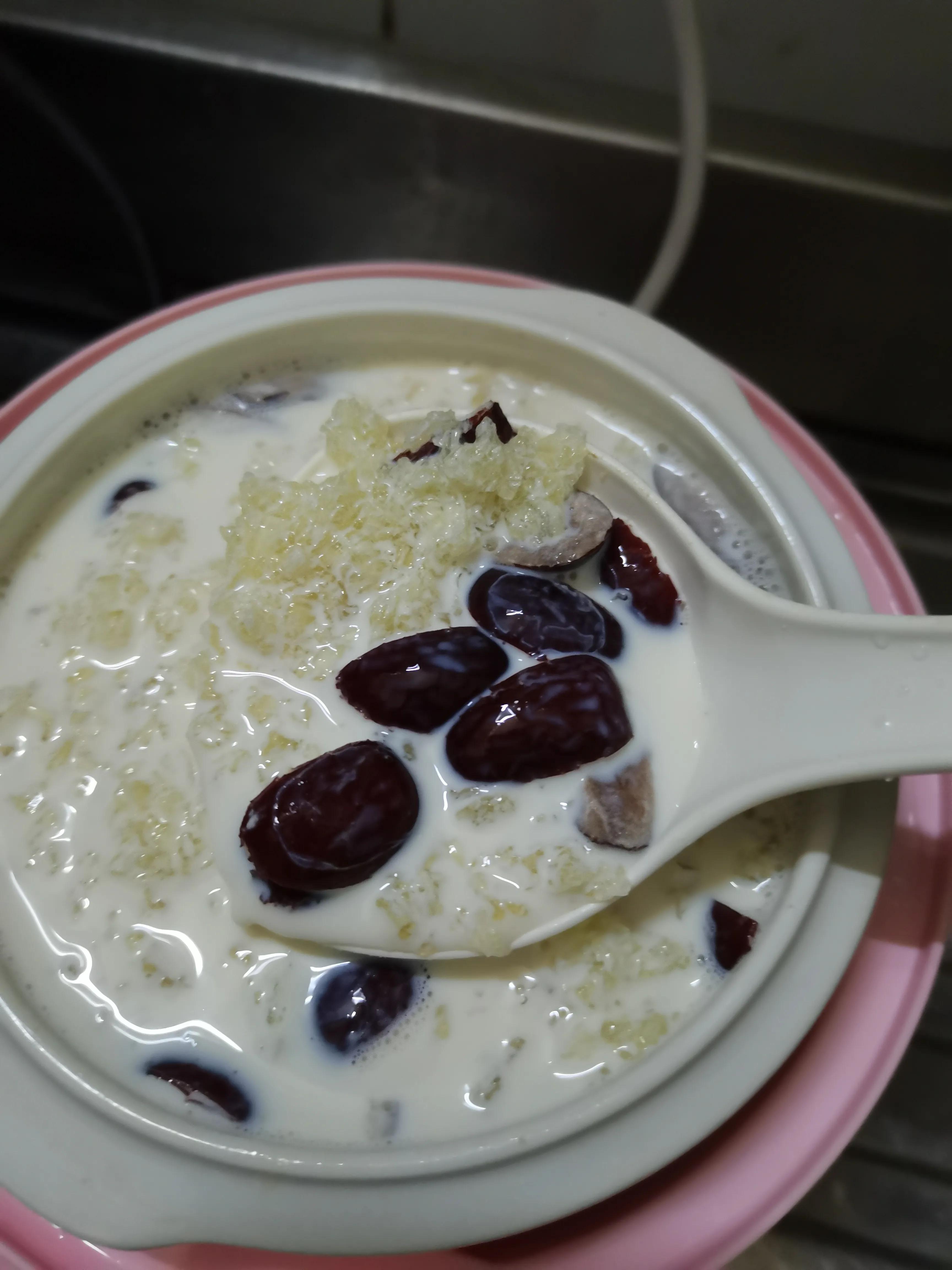 牛奶炖鸡蛋的做法,牛奶炖燕窝做法步骤