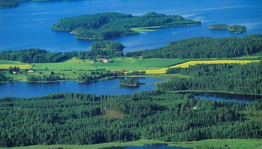 芬兰的冰雪森林,芬兰的北欧风光