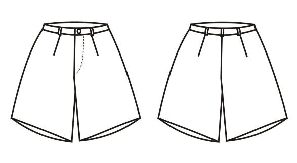 裙裤的结构制图与裁剪方法,裙裤结构制图步骤