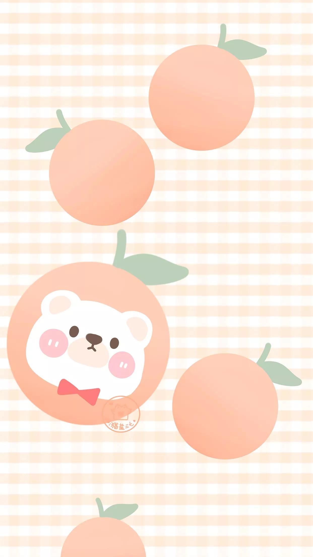 水果手绘小清新壁纸,女生壁纸小清新手绘