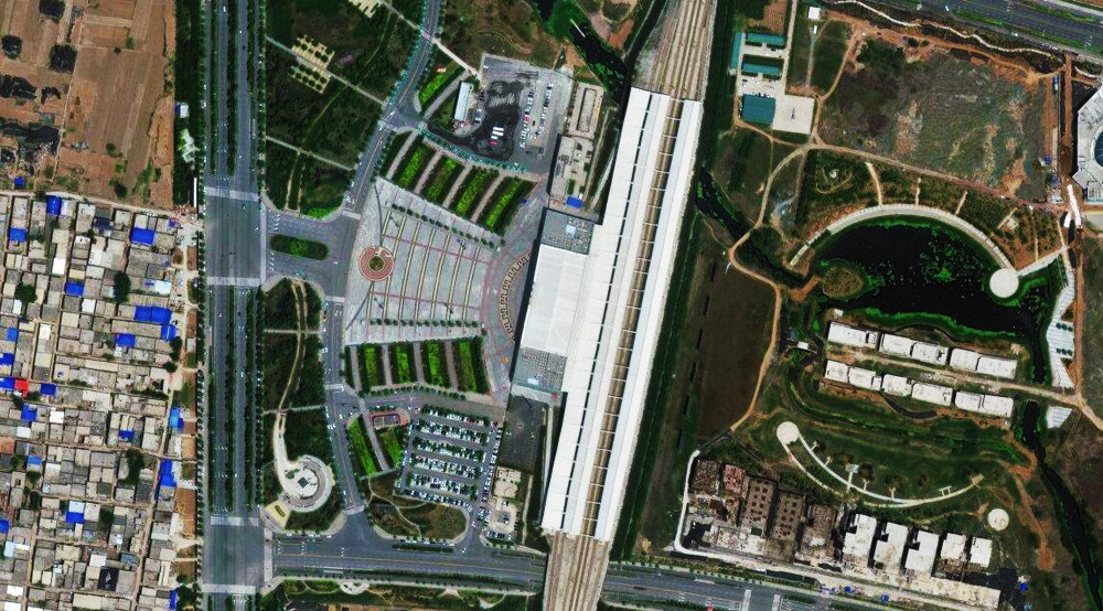 安阳安钢航拍,安阳卫星航拍